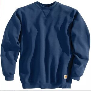 Carhartt Loose Fit Men's Size Small Navy Blue Crewneck Sweatshirt